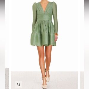 Zimmermann Lyrical Cross Over A-Line Mini Dress